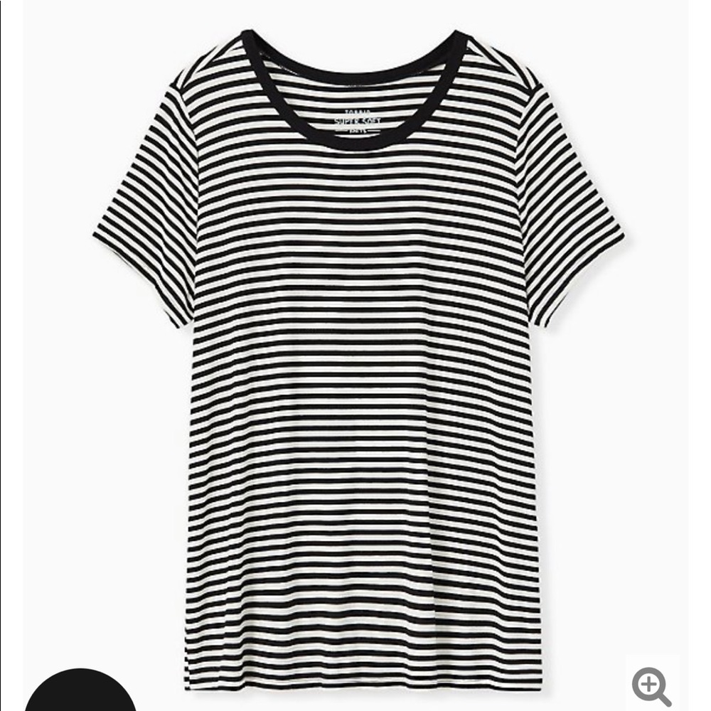 Short sleeve striped tee PLUS SIZE